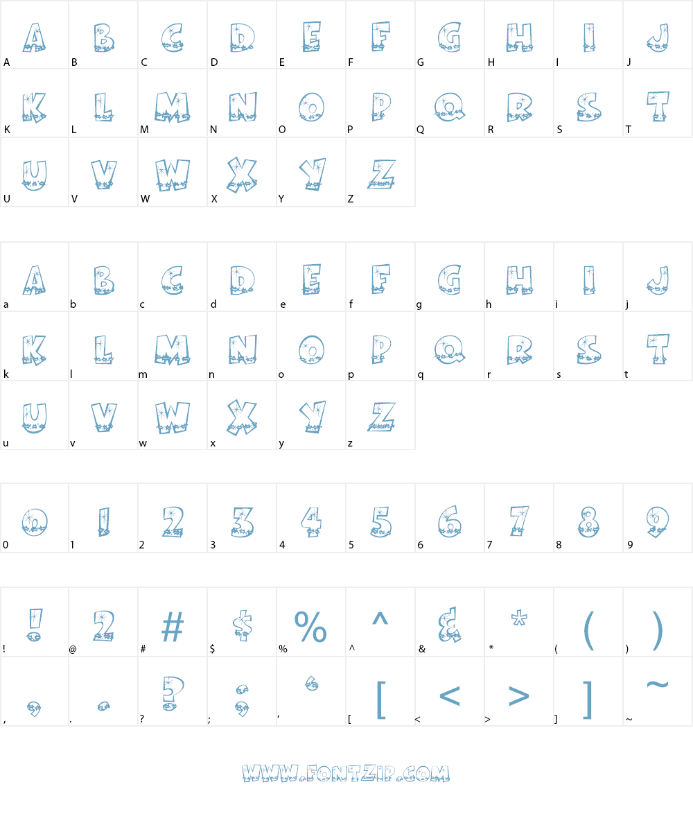 BodieMF Holly Font Character